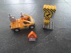 duplo werkauto met zwaailicht, Ophalen of Verzenden, Zo goed als nieuw, Complete set, Duplo