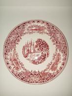 Petrus Regout Richmond rood oud dinerbord sprookje, Antiek en Kunst, Antiek | Servies los, Ophalen of Verzenden