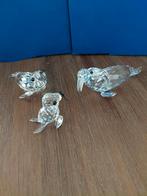 Swarovski zeehond walrus en baby, Ophalen of Verzenden, Zo goed als nieuw, Figuurtje