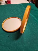 makeup spiegel meeneemmodel vintage 70, Huis en Inrichting, Woonaccessoires | Spiegels, Ophalen of Verzenden, 'T Olde Gre-j, Info@toldegrej.nl