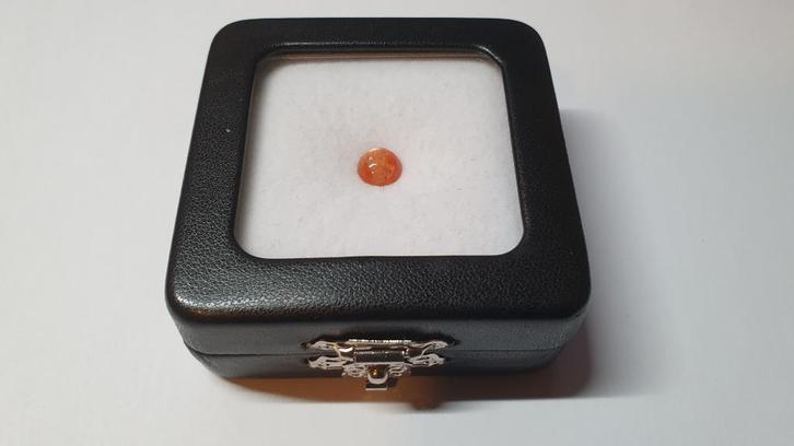 Zonnesteen - Cabochon - Rond - 7 mm x 7 mm - 1,07 ct, Sieraden, Tassen en Uiterlijk, Edelstenen, Nieuw, Ophalen of Verzenden