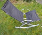 Schommelstoel / Tuinstoel / Loungestoel ZGAN, Ophalen, Zo goed als nieuw, Textileen
