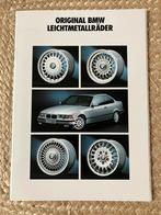 BMW 3-serie E30 E36 E34 E32 lichtmetalen velgen brochure 92, Boeken, BMW, Ophalen of Verzenden, Zo goed als nieuw