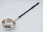 Zilveren punchlepel, houten steel, L Brouwer, Den Haag, 1782, Verzenden, Zilver