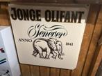 Jonge Jenever plaat, Verzamelen, Ophalen of Verzenden, Zo goed als nieuw, Reclamebord