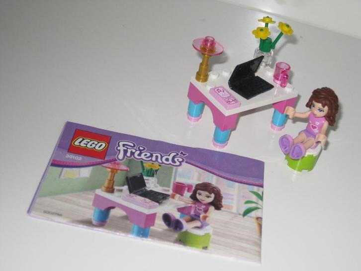 Lego Friends Olivia’s kantoor nr. 30102, Kinderen en Baby's, Speelgoed | Duplo en Lego, Zo goed als nieuw, Lego, Complete set