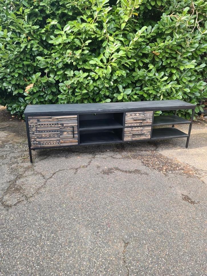 Nieuwe icathcers Malibu tv meubel 205x59xx40cm mango €275, Huis en Inrichting, Woonaccessoires | Overige, Nieuw, Ophalen