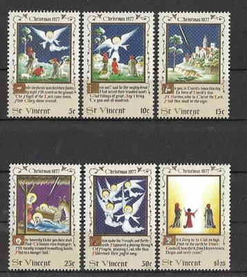St. Vincent Michel 488 A-493 A postfris KERSTMIS beschikbaar voor biedingen