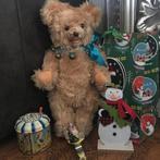 Zeer oude antieke Steiff beer onbespeeld 50 cm, Antiek en Kunst, Ophalen of Verzenden