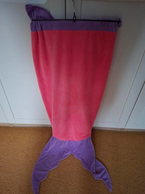 zeemeerminnen staart, fleece dekentje, Kinderen en Baby's, Carnavalskleding en Verkleedspullen, Gebruikt, Jongen of Meisje, Ophalen