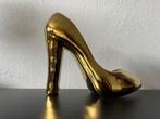 Ornament beeld schoen pump hakken goud, Huis en Inrichting, Woonaccessoires | Overige, Ophalen of Verzenden, Zo goed als nieuw