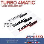 45 AMG TURBO 4 MATIC ZIJSCHERM LOGO SET W177 W118 W156 W176, Ophalen of Verzenden, Gebruikt, Voor, Mercedes-Benz
