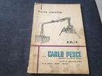 CARLO PESCI onderdelenboek, Ophalen of Verzenden, Zo goed als nieuw