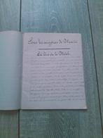 Antiek handgeschreven Frans schrift uit 1877, Ophalen of Verzenden