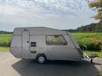 Kip Grey-Line 400 1988, Caravans en Kamperen, Caravans, Rondzit, Kip, Tot en met 2, Dwarsbed