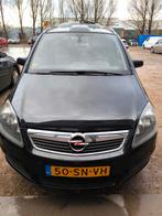Opel Zafira 2.2 AUT 2006 Zwart, Auto's, 4 cilinders, 7 stoelen, Zwart, Origineel Nederlands