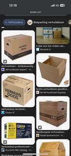 verhuisdozen, Doe-het-zelf en Verbouw, Kratten en Dozen, Verzenden, Zo goed als nieuw, Doos