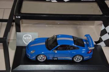SALE !! PORSCHE 911 GT3 RS 4.0 blue Minichamps see info WRH beschikbaar voor biedingen