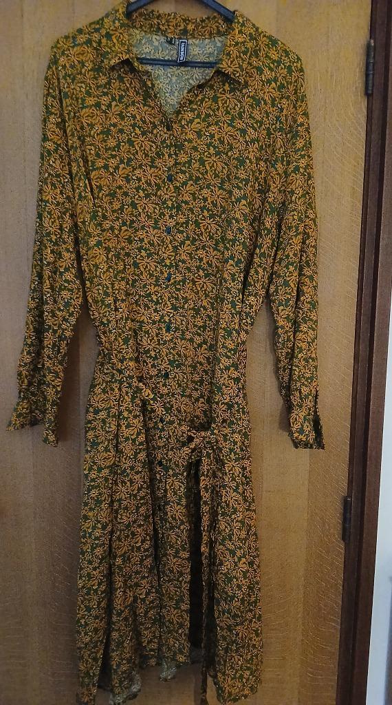 Leuke jurk, maat 52, merk Rainbow, Kleding | Dames, Grote Maten, Zo goed als nieuw, Jurk, Overige kleuren, Ophalen of Verzenden
