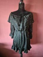 Velvet dress. M, Maat 38/40 (M), Verzenden, Zwart, Zo goed als nieuw
