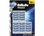 Gillette Mach3 Turbo Scheermesjes 20 stuks, Ophalen, Nieuw, Gehele gezicht