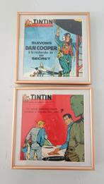 ingelijste covers Kuifje Tintin jaren 60 Dan Cooper Vaillant, Verzenden, Overige figuren, Zo goed als nieuw, Plaatje, Poster of Sticker