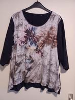 shirt 5 - maat 52/54 - Ulla Popken, Kleding | Dames, Ophalen of Verzenden, Zo goed als nieuw, Zwart, Shirt of Top