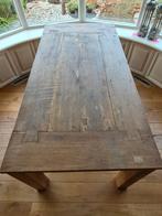 Houten eettafel, Ophalen, 50 tot 100 cm, Zo goed als nieuw, 150 tot 200 cm