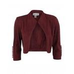 Joseph Ribkoff prachtig bordeaux jersey bolero jasje mt 36/S