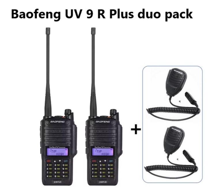 Baofeng UV 9 R 8W duo pack portofoon walkie talkie | NIEUW, Telecommunicatie, Portofoons en Walkie-talkies, Nieuw, Portofoon of Walkie-talkie