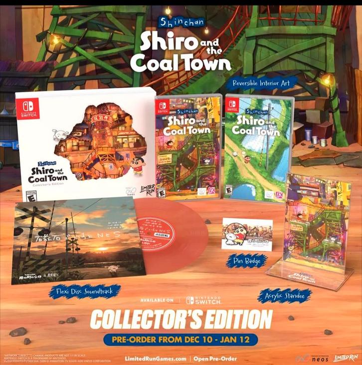 Shin chan: Shiro - Coal Town Collector's Edition Switch, Spelcomputers en Games, Games | Nintendo Switch, Nieuw, Avontuur en Actie