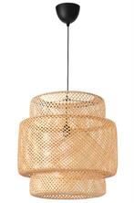 SINNERLIG Hanglamp, bamboe/handgemaakt, 50 cm + 2 peertjes, Ophalen, Zo goed als nieuw, Minder dan 50 cm