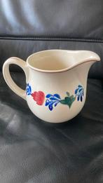 Oud boerenbont melkkan ( Maastricht), Antiek en Kunst, Antiek | Servies los, Ophalen of Verzenden