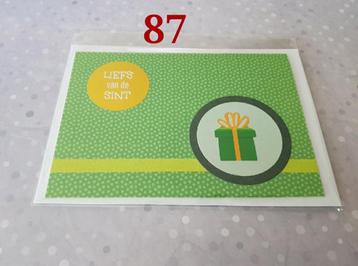 Sinterklaas kaart, Liefs van de Sint 87 beschikbaar voor biedingen