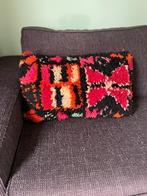 Boho Marokkaans Berber Kussen, Ophalen of Verzenden, Nieuw, Zwart, Rechthoekig