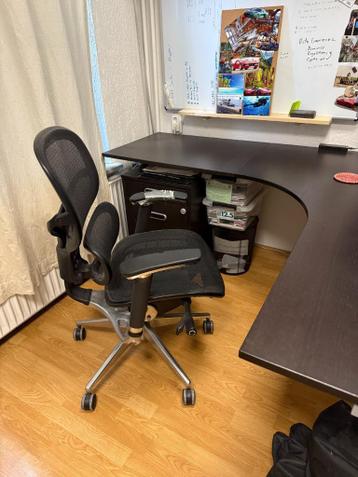 🔴 Opruiming! Hoekbureau bureau + stoel + ladeblok + extra - afbeelding 5