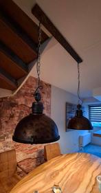 Tafellamp biljartlamp vintage, Huis en Inrichting, Lampen | Hanglampen, Ophalen, Gebruikt, Vintage, Minder dan 50 cm