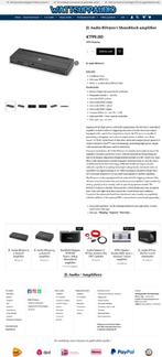 JL Audio RD1500/1 Monoblok versterker 1500W RMS, Auto diversen, Autospeakers, Hifi-Focus, Aalsmeerderweg 173 1432 CL, Aalsmeer