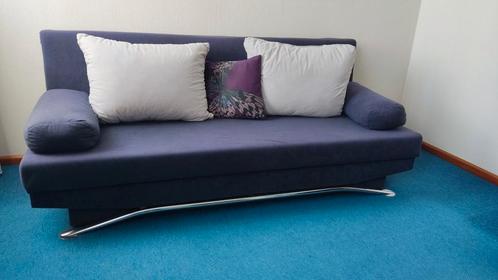 Slaapbank / bedbank donkergrijs, Huis en Inrichting, Slaapkamer | Slaapbanken, Zo goed als nieuw, 140 cm, 200 cm, Tweepersoons