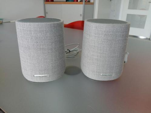 Harman Kardon Citation ONE Speakers - 2 stuks grijs, Audio, Tv en Foto, Luidsprekers, Gebruikt, Front, Rear of Stereo speakers