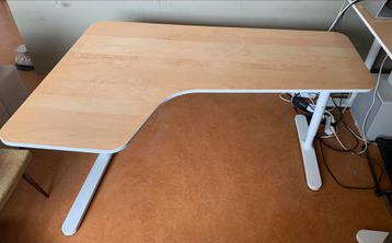 IKEA hoekbureau Bekant 160x 110-60 cm