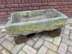 Fraaie Bentheimer zandsteen bloembak / trog, Tuin en Terras, Ophalen, Minder dan 30 cm, Rond, Zo goed als nieuw