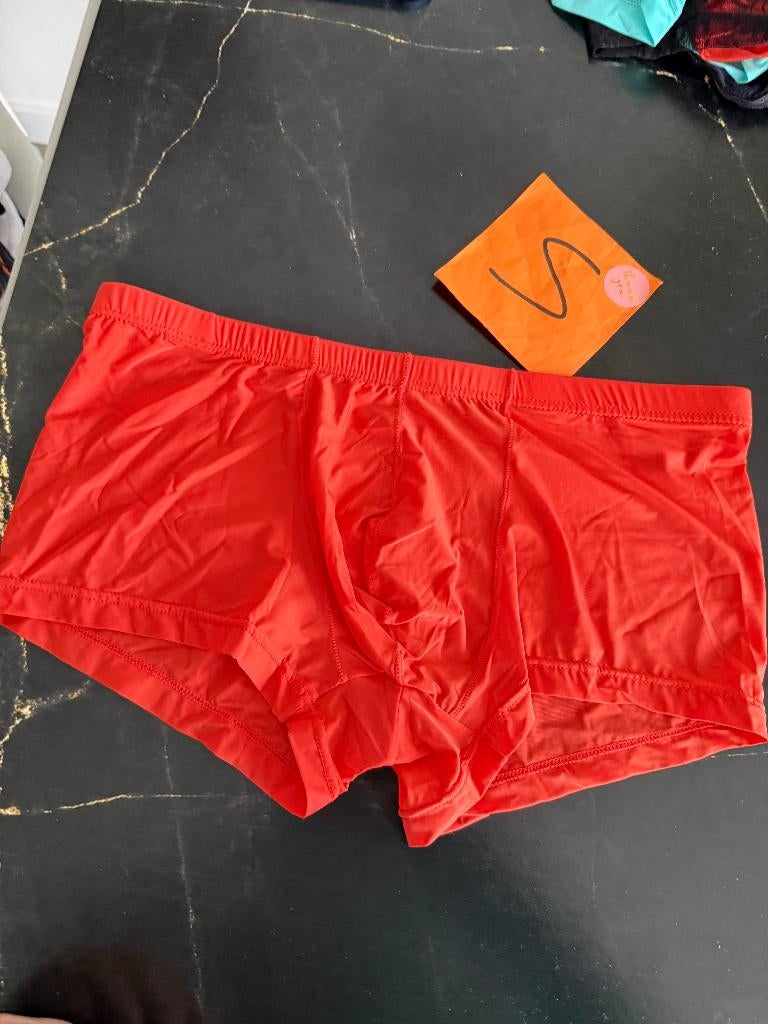 nylon hipster, maat S, shiny oranje, slip, Ophalen of Verzenden, Oranje, Slip