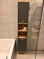 Antraciet/Houten Badkamerkast - 180x32x28cm, Huis en Inrichting, Badkamer | Badkamermeubels, Ophalen, (Half)hoge kast, Minder dan 50 cm