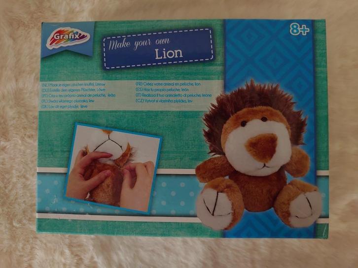 Grafix Make your own Lion knutselpakket leeuw, Hobby en Vrije tijd, Knutselen, Nieuw, Materiaal, Verzenden