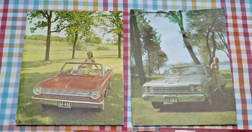 2 lege Persmappen Rambler USA 1963, Boeken, Auto's | Folders en Tijdschriften, Gelezen, Overige merken, Verzenden