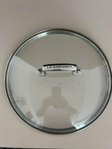 Le Creaset glazen deksel voor pan diameter 26CM beschikbaar voor biedingen