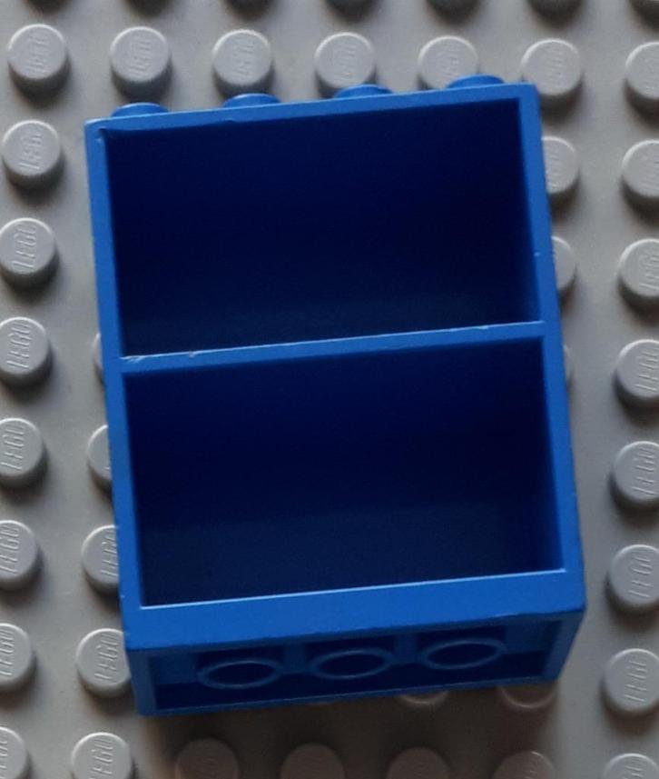 1 (1) 1x blue Homemaker Bookcase 2 x 4 x 4 -patpend-, Kinderen en Baby's, Speelgoed | Duplo en Lego, Gebruikt, Ophalen of Verzenden