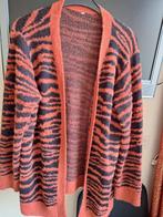 Vest losvallend terra/zwart 50-52, Kleding | Dames, Grote Maten, Ophalen of Verzenden, Zo goed als nieuw, Overige kleuren, Trui of Vest