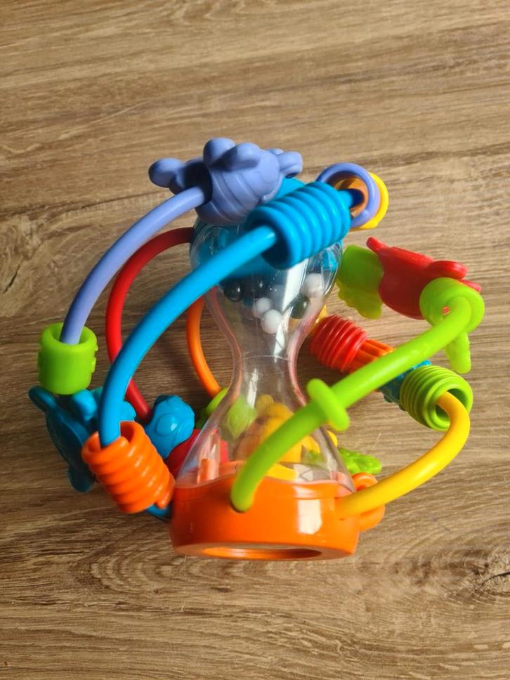 Playgro Ontdekkingsbal Rammelaar, Kinderen en Baby's, Speelgoed | Babyspeelgoed, Gebruikt, Rammelaar, Met geluid, Ophalen of Verzenden